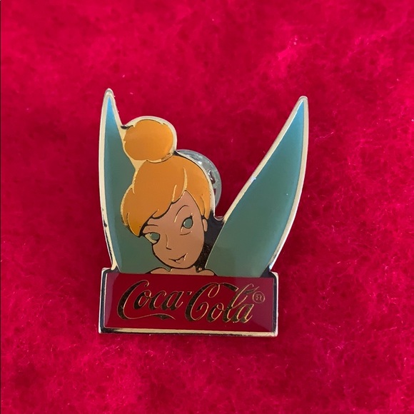 Vintage 1986 Coca Cola Disney Tinker Bell Pin - Picture 4 of 12